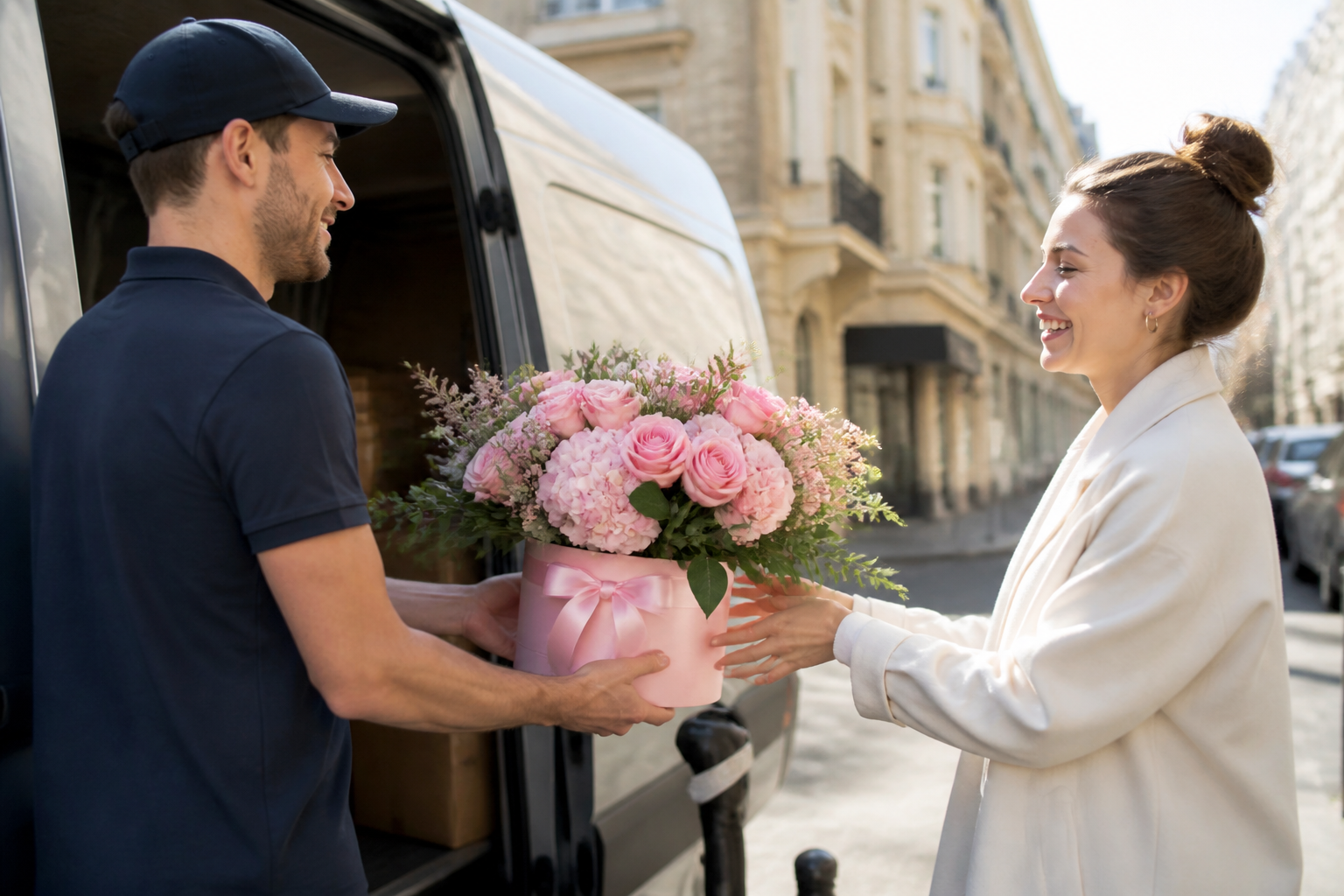 Same-day bouquet delivery
